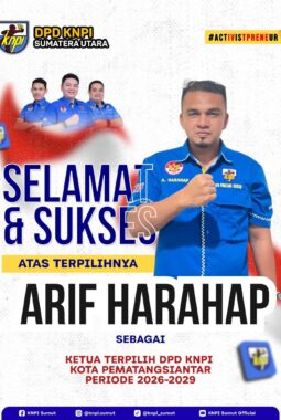Musda KNPI XIV Berlangsung Dengan Sengit, Arif Harahap Terpilih Sebagai Ketua KNPI Siantar 2026-2029