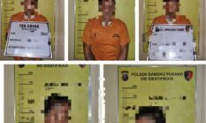 Polsek Bangko Pusako Tangkap Pelaku Pencurian Buah Kelapa Sawit