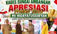 Kades Sungai Ambangah Apresiasi Prestasi Siswa MI Hidayatussibyan, Juara Sains hingga Tingkat Provinsi